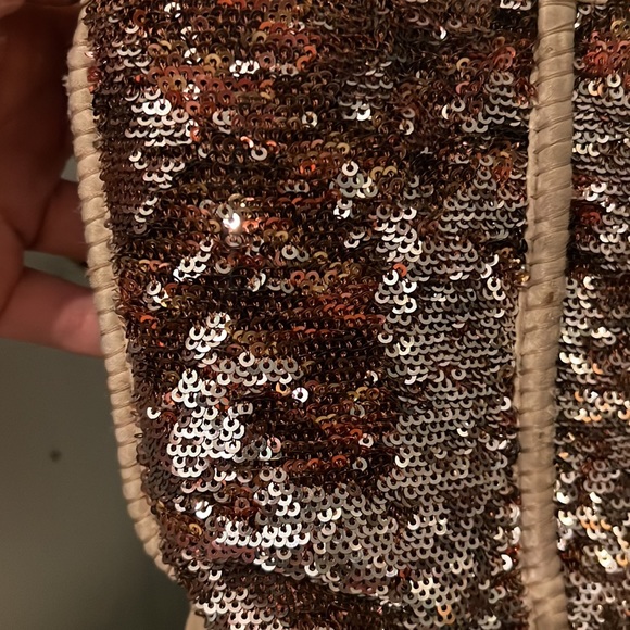 Silver and brown sparkly uggs - Picture 3 of 3